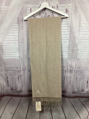 Gobi Mongolian Cashmere Scarf NWT Light Tan